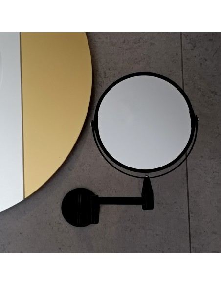 Kosmetické zrcátko zoom černé zvětšující - DARK ZOOM