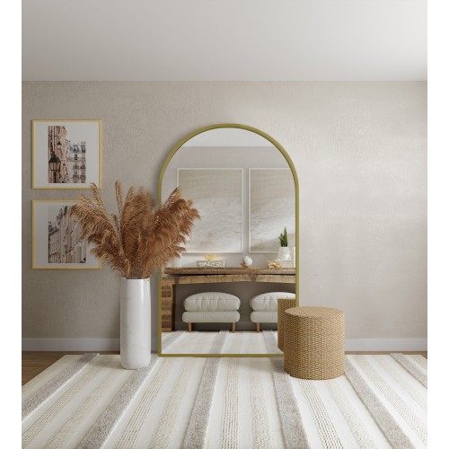 Poloviční oválné zrcadlo ve... 2