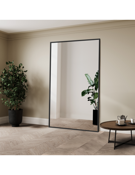 Moderní velké nástěnné zrcadlo v dřevěném rámu - 1503 - barva rámu dle vašeho výběru