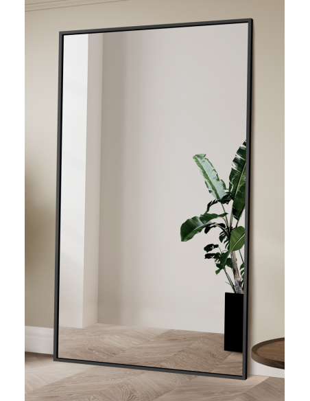 Moderní velké nástěnné zrcadlo v dřevěném rámu - 1503 - barva rámu dle vašeho výběru