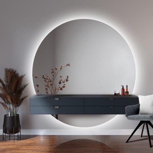 Kulaté koupelnové zrcadlo...