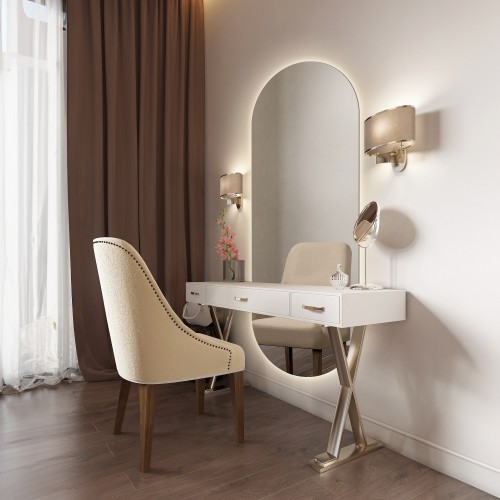 Oválné koupelnové zrcadlo...