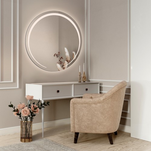 Kulaté koupelnové zrcadlo s...