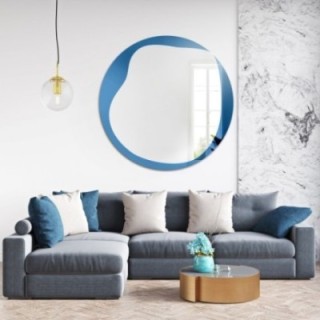 Nepravidelné modré zrcadlo – ICY BLUE