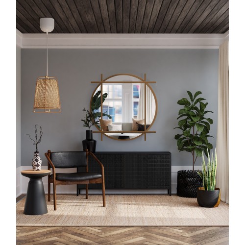 Kulaté půdní zrcadlo s mdf... 2