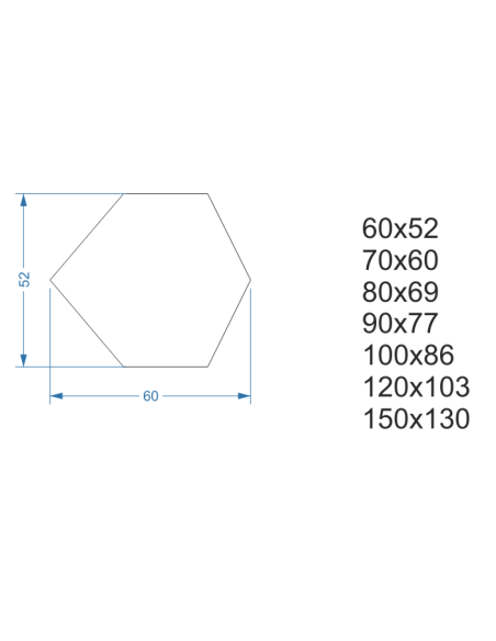 Zrcadlo geometrického tvaru s osvětlením – GEOME LED