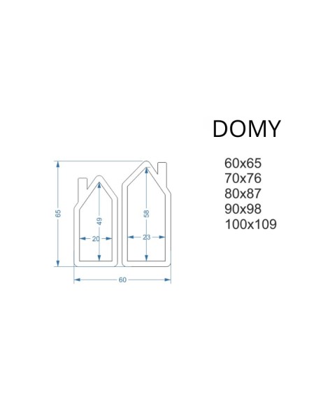 Dekorativní nástěnné zrcadlo pro děti v rámu z MDF - DOMY