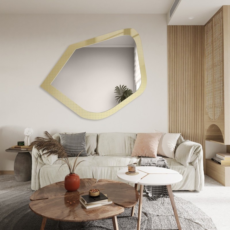 Dekorativní zrcadlo na ornamentálním skle Master Flex - LUXORA PRISTAL