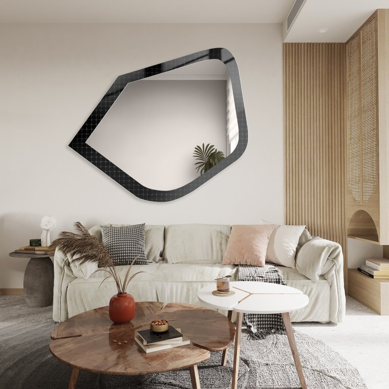 Dekorativní zrcadlo na ornamentálním skle Master Flex - LUXORA PRISTAL