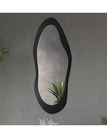 Nepravidelné zrcadlo s rámem z MDF - PRESTO