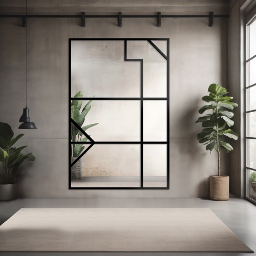 Loftové zrcadlo s příčkami... 2