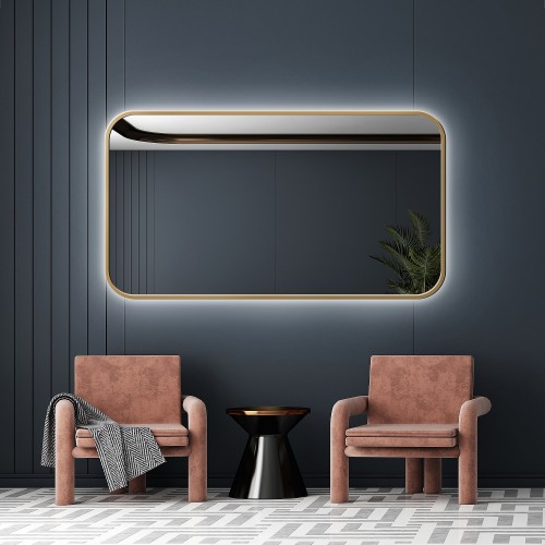 Zrcadlo v rámu MDF SLIM s...