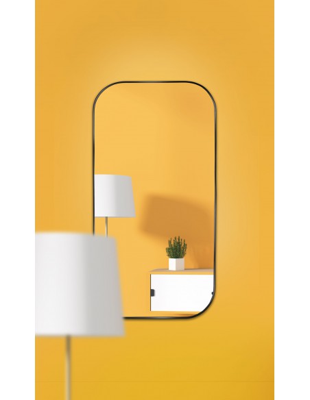 Zrcadlo v černém rámu MDF SLIM - GERDA - barva rámu dle vašeho výběru