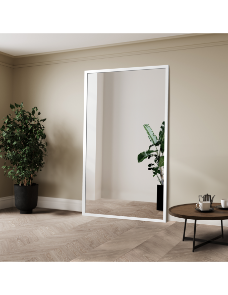 Velké zrcadlo v jednoduchém elegantním dřevěném rámu - 4501 - barva rámu podle vašeho výběru