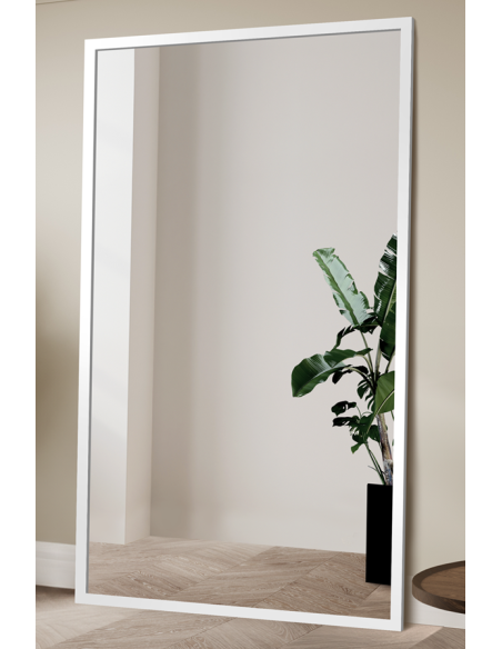 Velké zrcadlo v jednoduchém elegantním dřevěném rámu - 4501 - barva rámu podle vašeho výběru