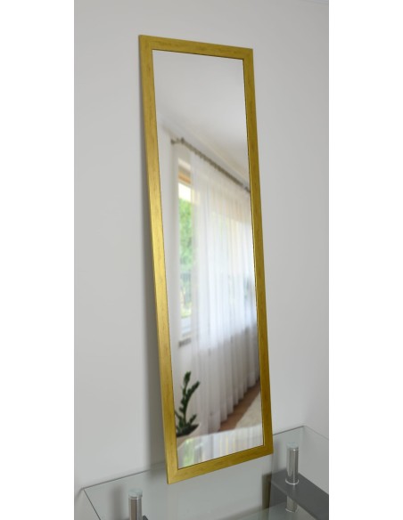 Velké zrcadlo v jednoduchém elegantním dřevěném rámu - 4501 - barva rámu podle vašeho výběru