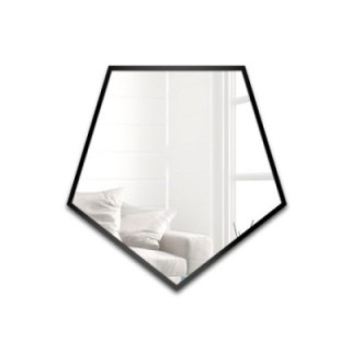 Zrcadlo geometrického tvaru v rámu – PENTA V RÁMU