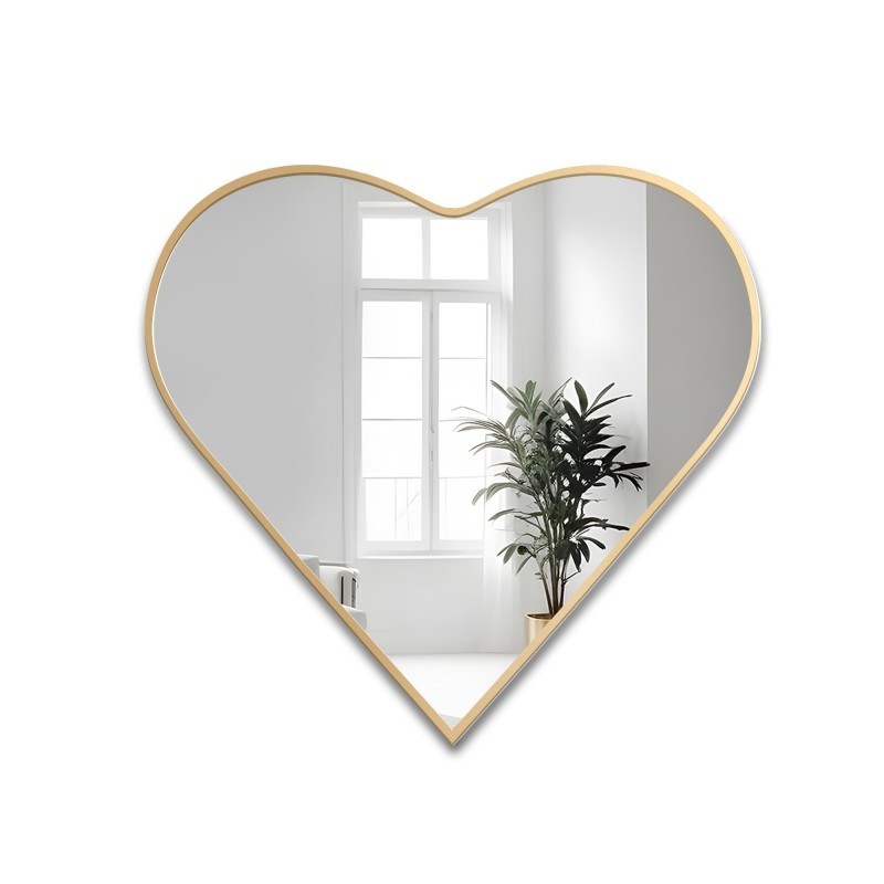 Zrcadlo v rámu MDF - HEART - barva rámu dle vašeho výběru