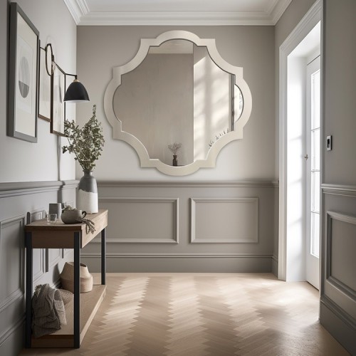 Nástěnné zrcadlo v retro...