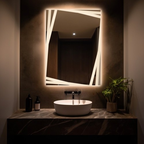 Obdélníkové zrcadlo s...