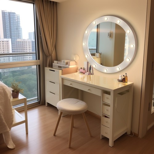 Kulaté kosmetické zrcadlo s... 2