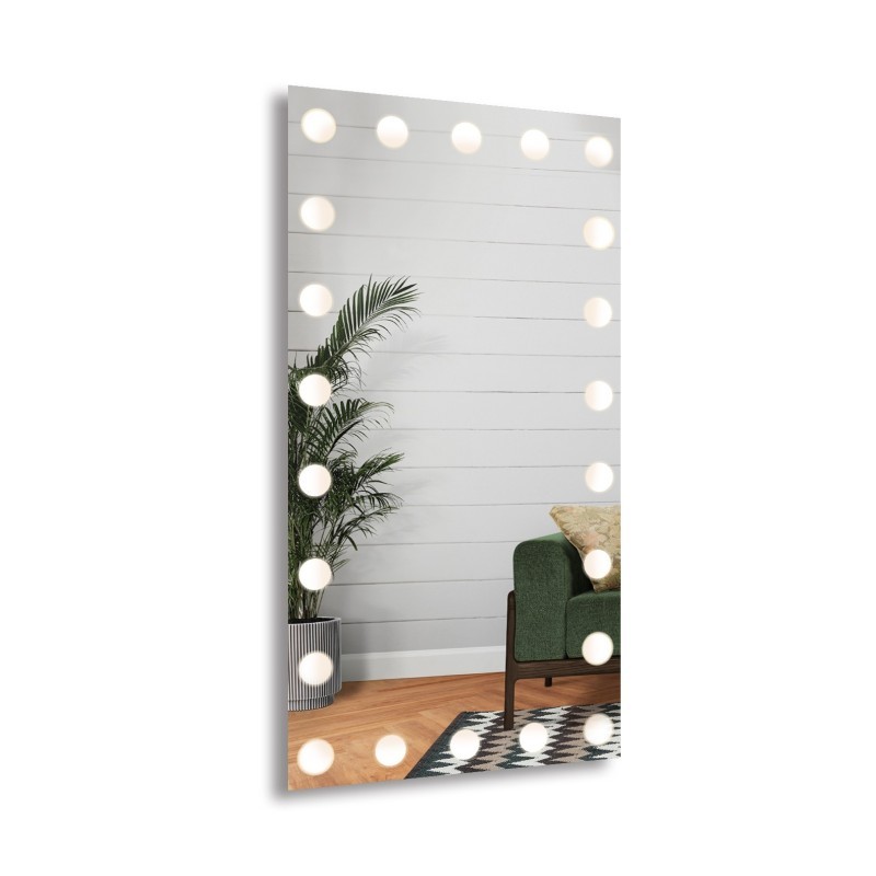 Obdélníkové zrcadlo s osvětlením - TEKSAS LED
