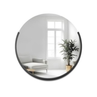 Kulaté modernistické zrcadlo v rámu z MDF - TERA