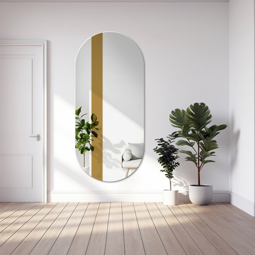 Oválné zrcadlo s ozdobným... 2