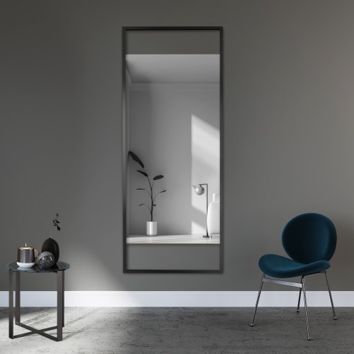 Zrcadlo v černém rámu s... 2