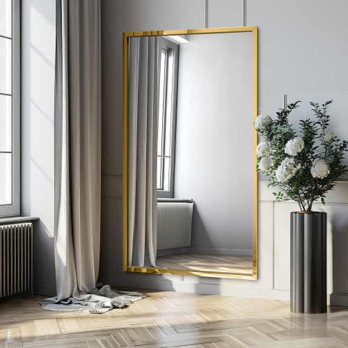 Zrcadlo se zrcadlovým rámem...