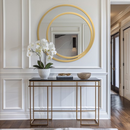 Kulaté zrcadlo ve dvojitém...