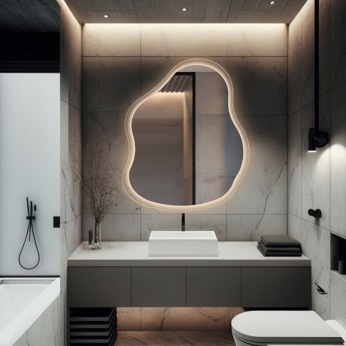 Zrcadlo s organickým tvarem...