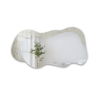 Nepravidelné zrcadlo na starožitném vintage zrcadle - VELOCE