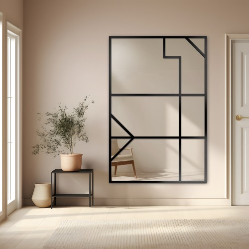 Loftové zrcadlo s příčkami...