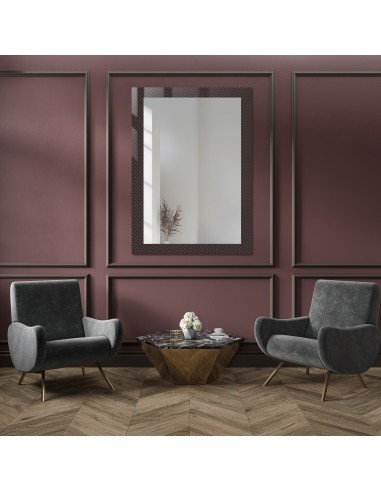 Dekorativní obdélníkové zrcadlo na...