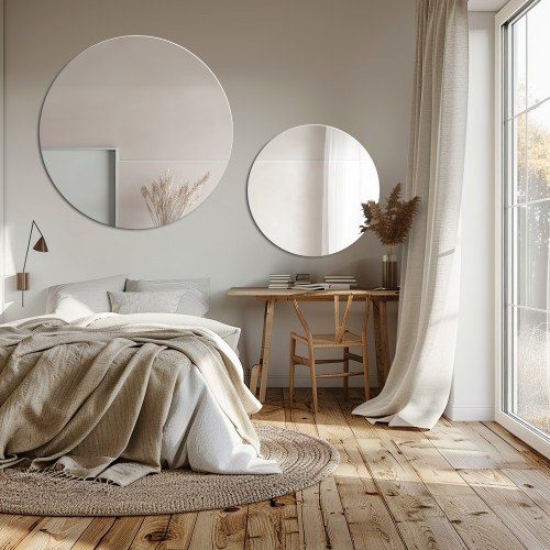 Sada kulatých koupelnových...