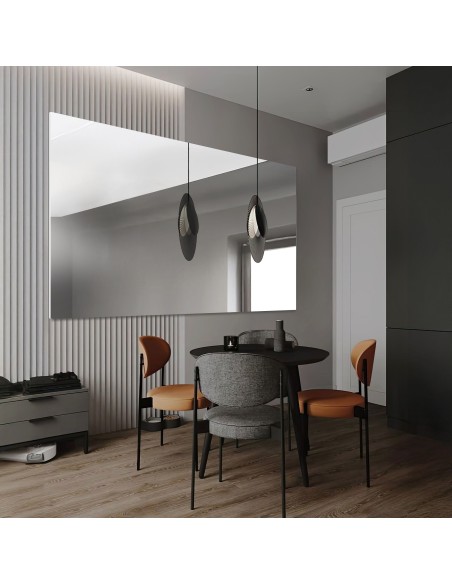 Velké obdélníkové zrcadlo do koupelny - AGIS