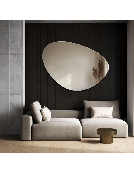 Koupelnové zrcadlo nepravidelného tvaru - OBSYDIAN