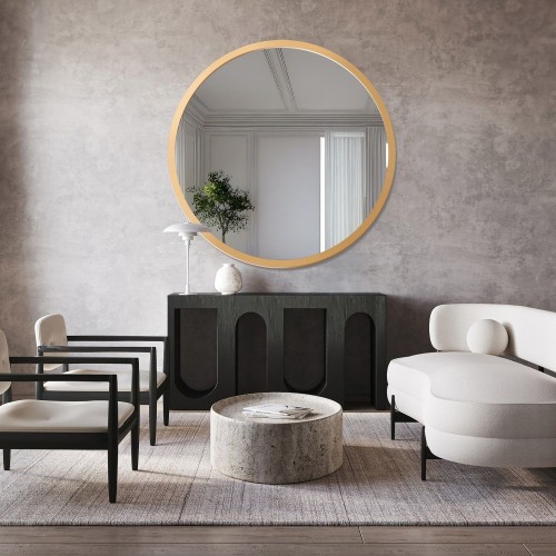 Kulaté zrcadlo ve zlatém...