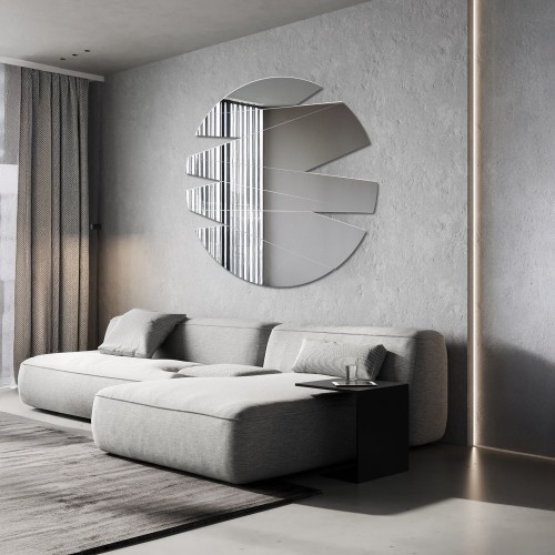 Dekorativní kulaté zrcadlo...