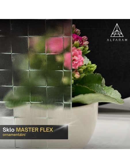 Dekorativní zrcadlo na ornamentálním skle Master Flex - LUXORA PRISTAL