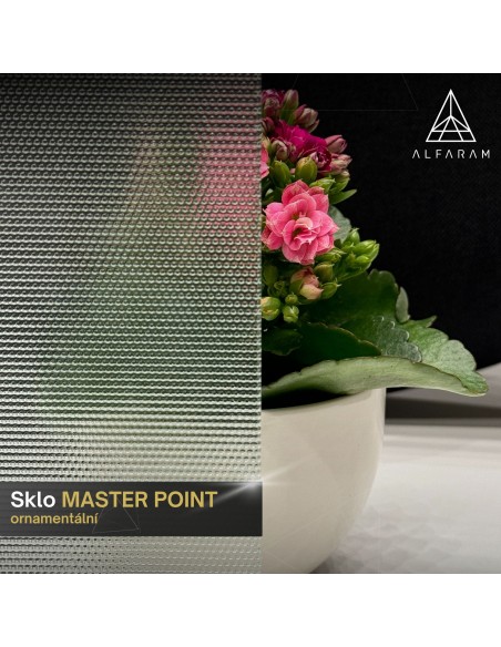 Obdélníkové zrcadlo na ornamentálním skle Master Point s osvětlením - LUXORA SOLEIL LED