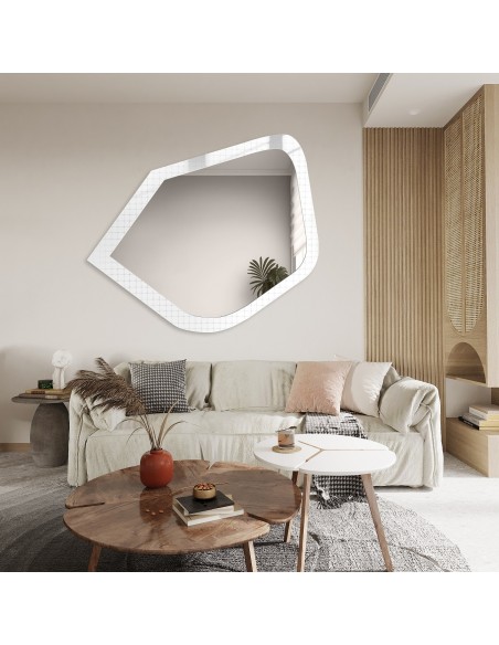 Dekorativní zrcadlo na ornamentálním skle Master Flex - LUXORA PRISTAL