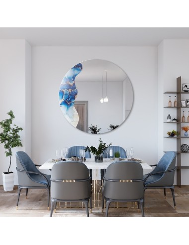 Nepravidelné zrcadlo na kulatém...