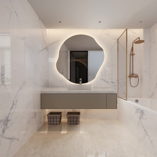 Organicky tvarované zrcadlo...