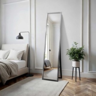 Stojící šatní zrcadlo v elegantním dřevěném rámu - 2801 - barva rámu dle vašeho výběru
