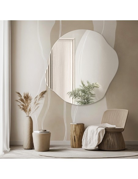 Dekorativní zrcadlo s organickým tvarem - CYRKON