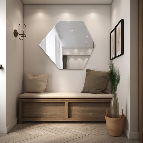 Zrcadlo geometrického tvaru...