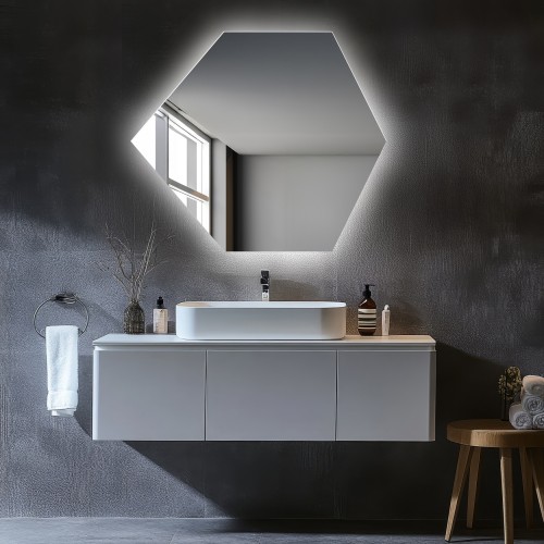 Zrcadlo geometrického tvaru...