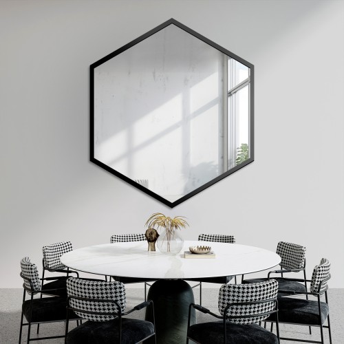 Zrcadlo geometrického tvaru...